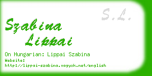 szabina lippai business card